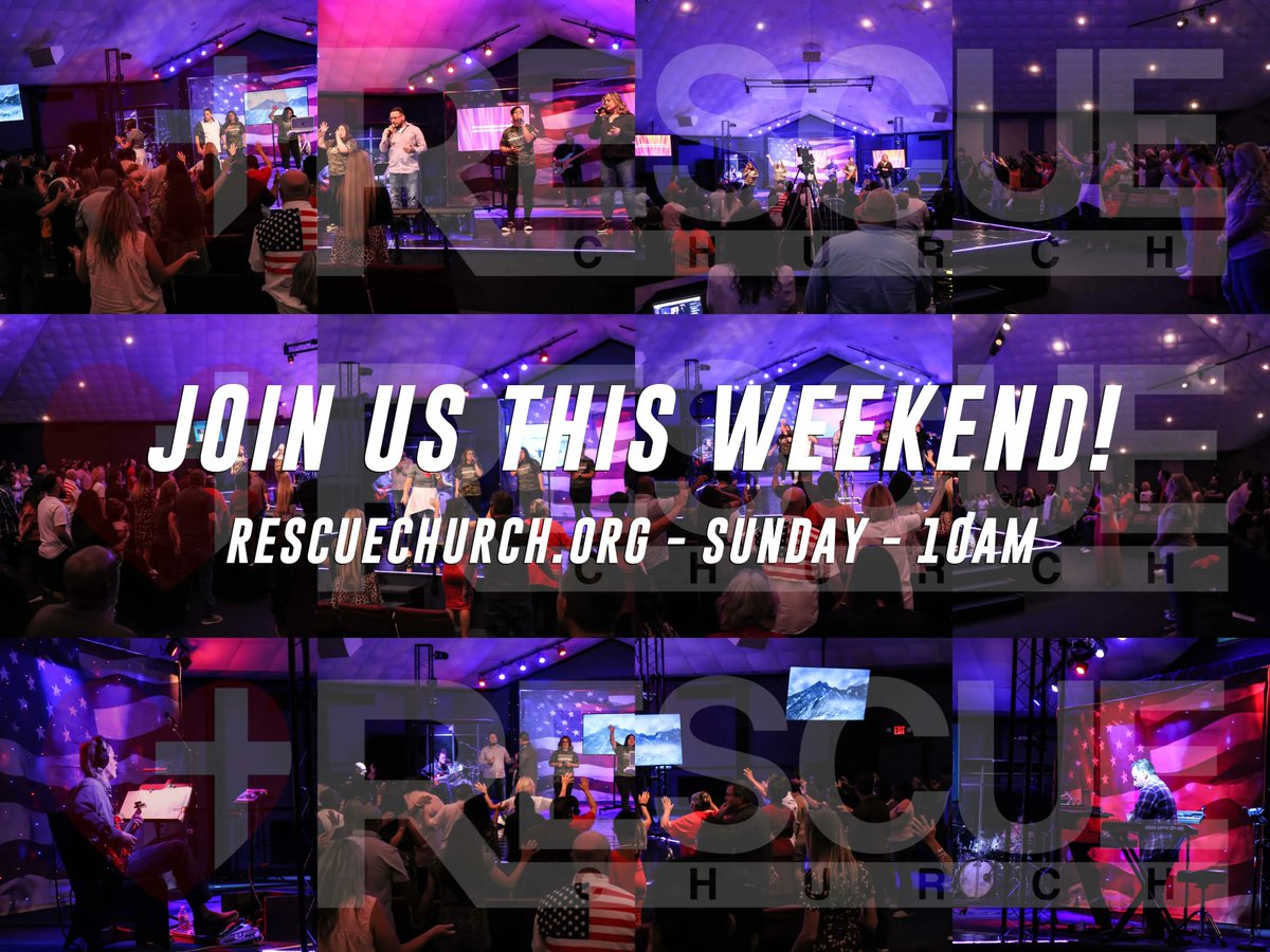 Make plans to be here Sunday at 10AM! ✅
#iLoveMyChurch #RescueChurch