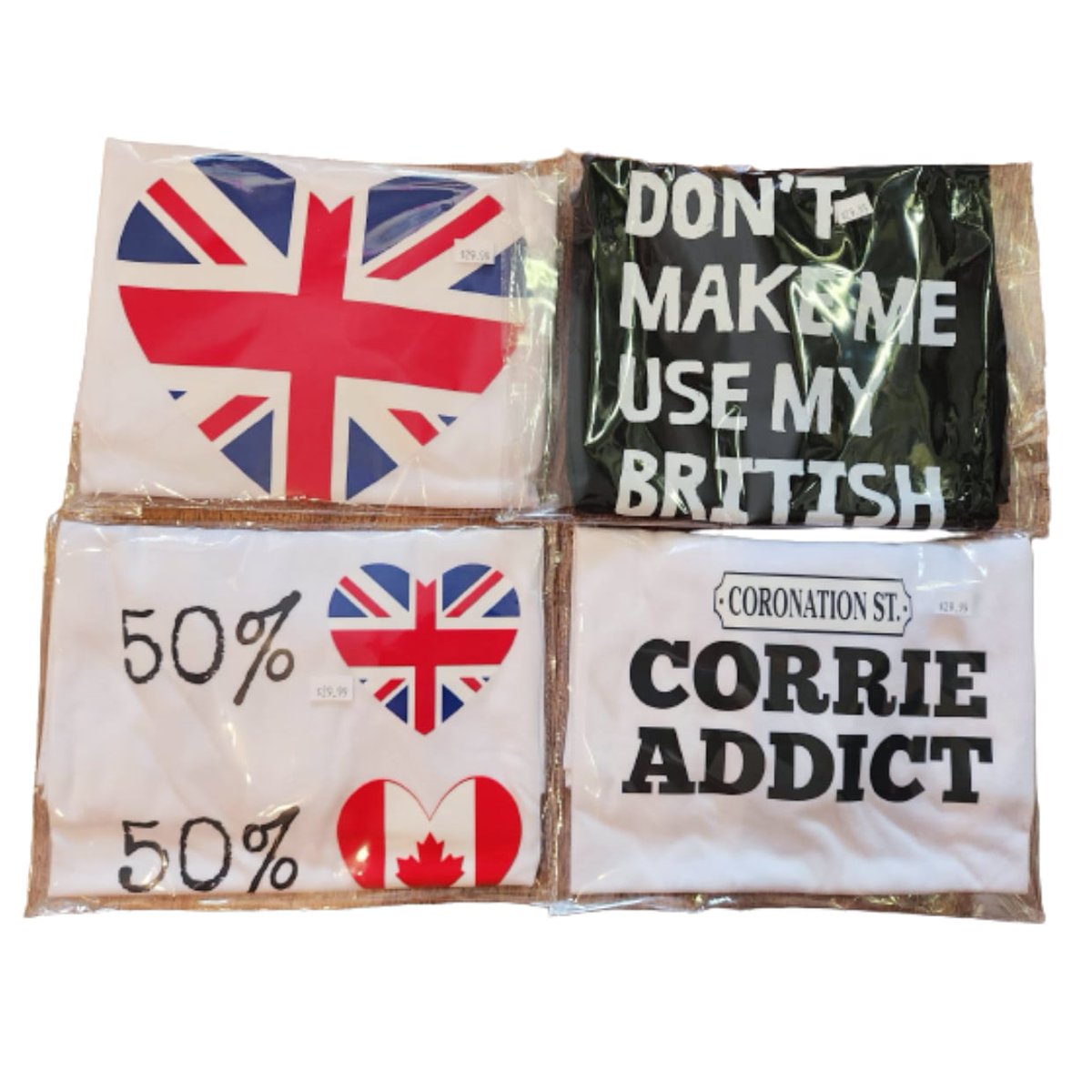 TheBritishTouch's tweet photo. New t-shirts in for Summer! In the shop now🇬🇧

#thebritishtouch #shakespeareontario #stratfordON #perthcounty 
#britishchocolate #british #chocolate https://t.co/jmOX1ew7Sl
