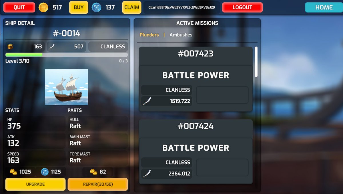 We've added a new section to the main menu that shows the current top 10 active plunder and Ambush missions.

<a href="/StratisphereNFT/">Stratisphere NFT Marketplace</a> <a href="/stratisplatform/">Stratisplatform</a>
#gamefi | #web3  | #spacewar | #astroverse