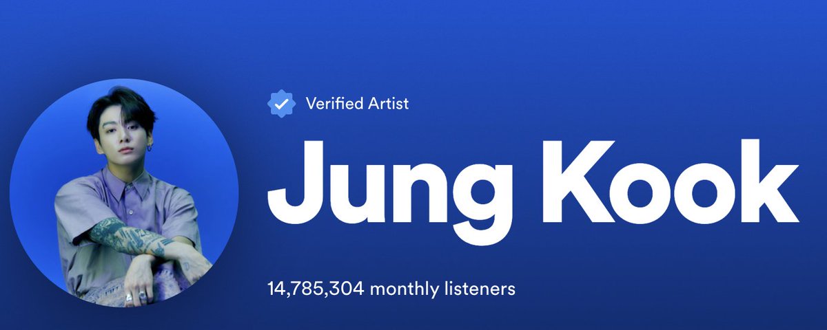 charts_k's tweet image. Jungkook has surpassed 14 million monthly listeners again on Spotify!

14,785,304 (+1,529,308) 🔥 *Peak: 23.7M*