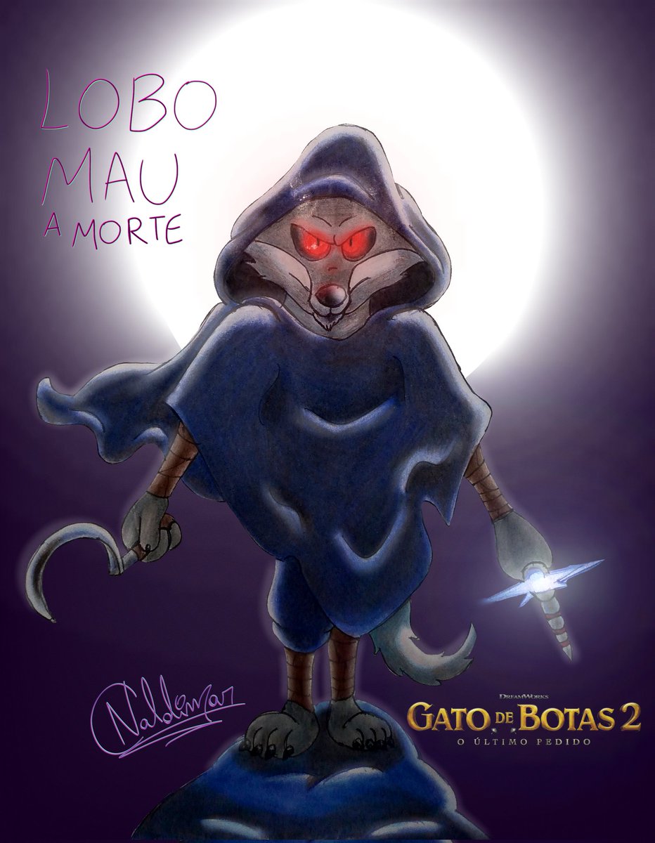 Naldimar88's tweet photo. Eu sou a morte, e não de uma maneira figurativa.
#drawing #animation #artist #art #bigbadwolf #pussinbootsthelastwish #pussinbootsfanart #gatodebotas2 #lobomau #thedeath #amorte #dreamworks #character #desenho #arte #terror #cartoon #animador #digitalart #traditionalart #NGBR360 https://t.co/knjJKEve7M