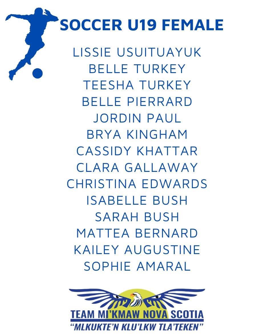 Soccer Nova Scotia (@soccerns) on Twitter photo We can’t wait to welcome all teams to the BMO Soccer Centre for @naig2023
We are thrilled to welcome <a href="/TeamMikmawNS/">Team Mi’kmaw Nova Scotia</a>
Congratulations to all athletes, team staff and volunteers!
Checkout 19U Female Team Mi’kmaw NS ⬇️⬇️
#naig2023 #soccerns We can’t wait to welcome all teams to the BMO Soccer Centre for @naig2023
We are thrilled to welcome <a href="/TeamMikmawNS/">Team Mi’kmaw Nova Scotia</a>
Congratulations to all athletes, team staff and volunteers!
Checkout 19U Female Team Mi’kmaw NS ⬇️⬇️
#naig2023 #soccerns