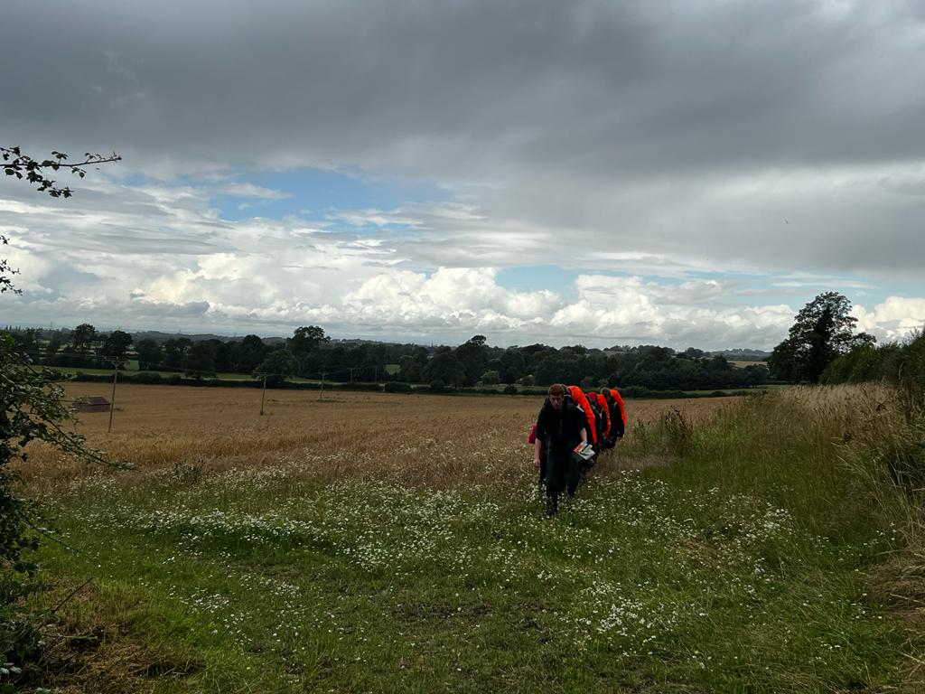 Another wet day on the <a href="/bevgrammar/">Beverley Grammar</a> DofE Silver expedition. Some apocalyptic skies across the vale of York. Spirits are high at camp now we're drying out. #dreadcloud #Yorkpocolypse