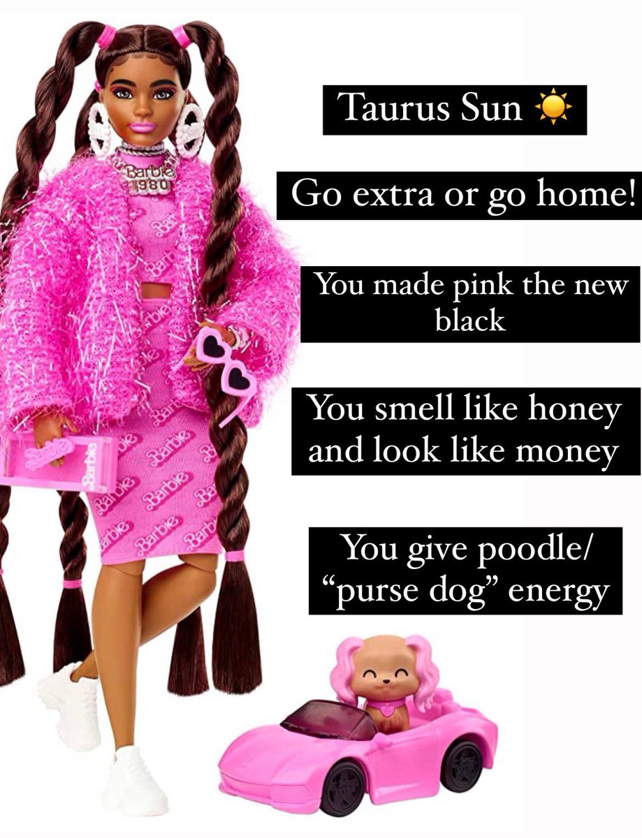 BougieBrujas's tweet photo. What are your big 3 Barbie placements?? (Thread below 👇🏽) https://t.co/G8smJ22TnB