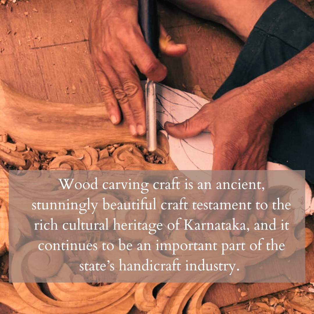 indiacrafthouse's tweet photo. The art of #woodcarving  has been practiced in #Karnataka for at least a thousand years, and the state is renowned for its exquisitely carved figurines with intricate details #handicraftsofindia https://t.co/bOD2Vro8J9