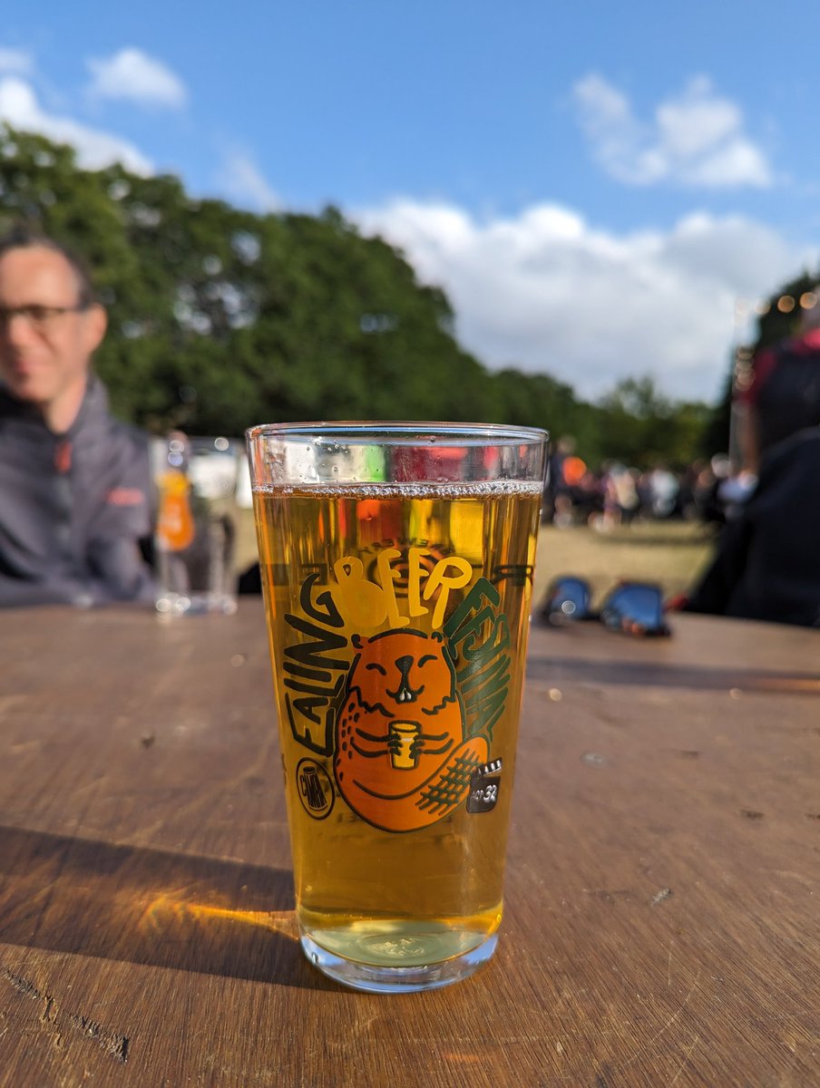 I'm not scraping the barrel! This is Melba from @thornbridge at @ealingbeerfest it's a tasty way to wrap up a delicious - if desperately unhealthy - week