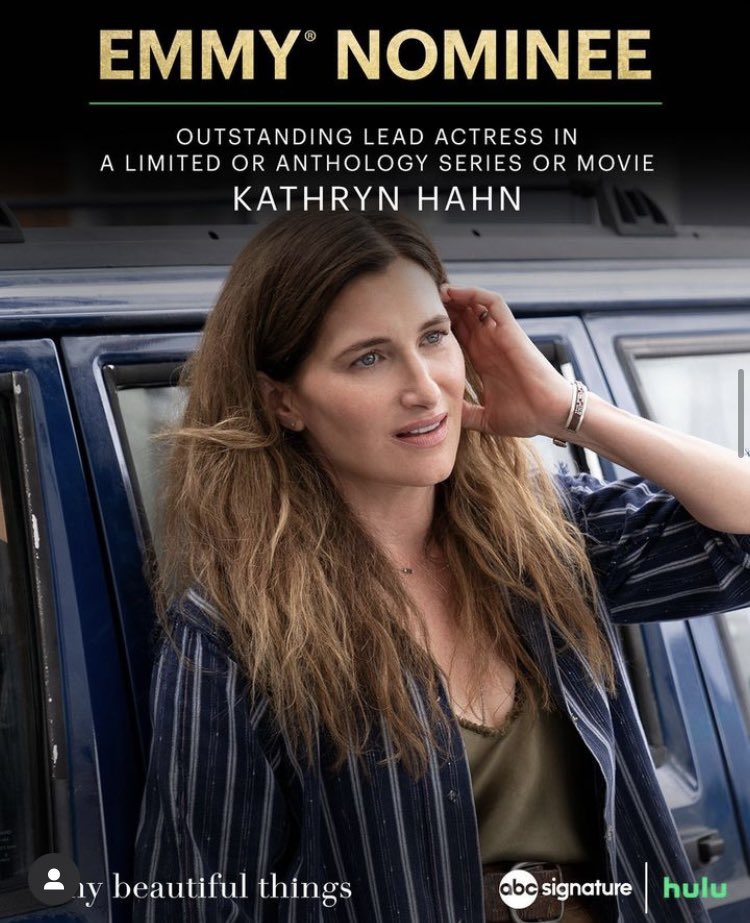 movieswithabe's tweet photo. Congratulations to #Emmy nominee #KathrynHahn! I had the chance to speak with her on a brief phone call shortly after nominations were announced (before the start of the SAG strike). Listen to the full conversation &amp; read reactions from other nominees!

https://t.co/Kl7VfUh6HN https://t.co/o9GTtAO2LT