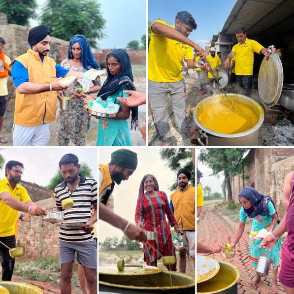Sumant_arora_'s tweet photo. Relief work by YPSS is underway as Punjab continues to grapple with the after effects of severe flooding, damage and displacement. 

The focus is on providing essential supplies such as food, clean water, medical aid and forage for animals. 

#PunjabFloods https://t.co/48d45T3tu1
