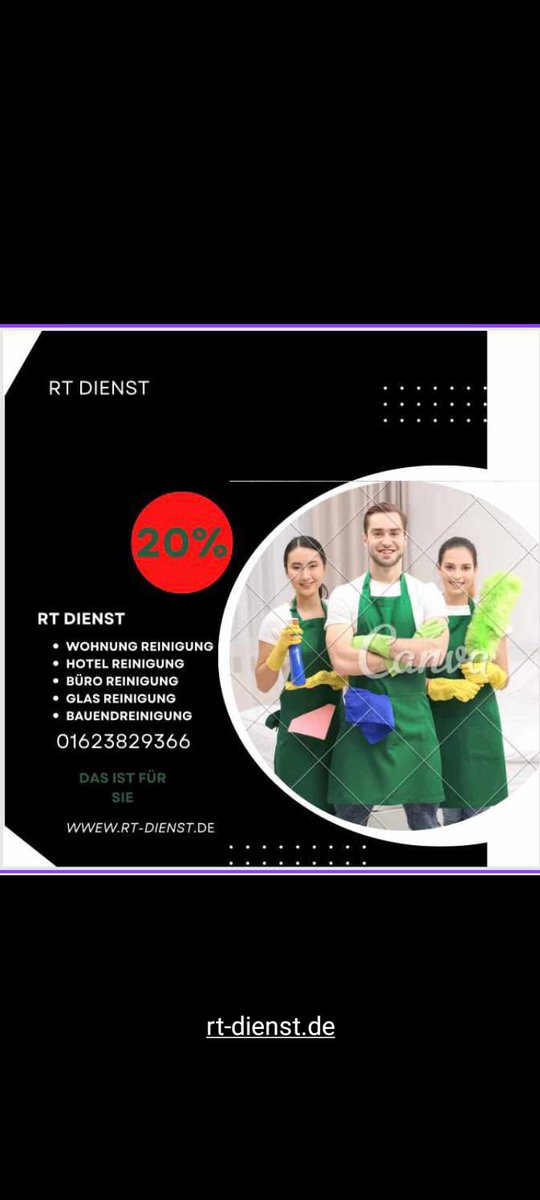 RTDienst Reinigung Mannheim&amp; Ludwigshafen &amp; Heidelberg