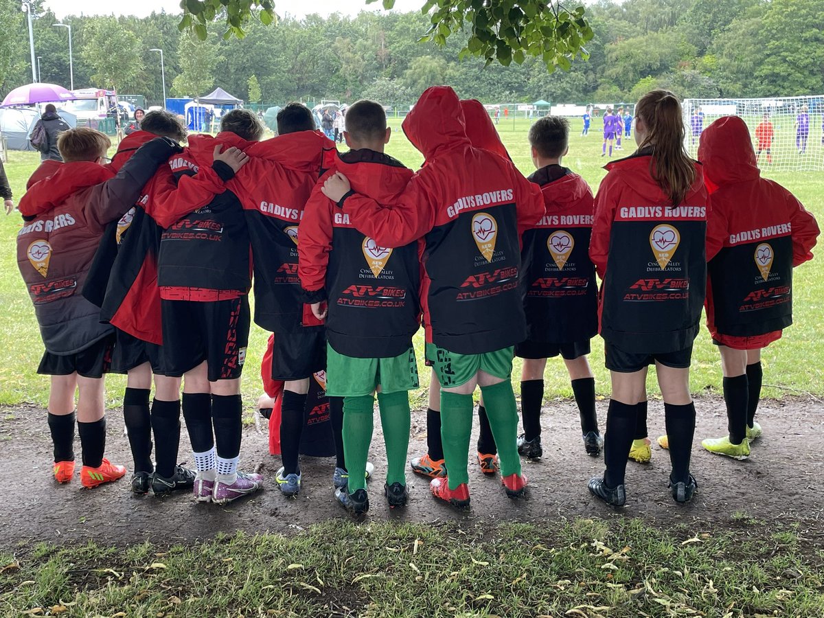 CDefibrillator1's tweet photo. Thanks to @Localgiving and ATV bikes for the funding towards new waterproof jackets. Utilised today in a football festival. https://t.co/cZhb227PlF