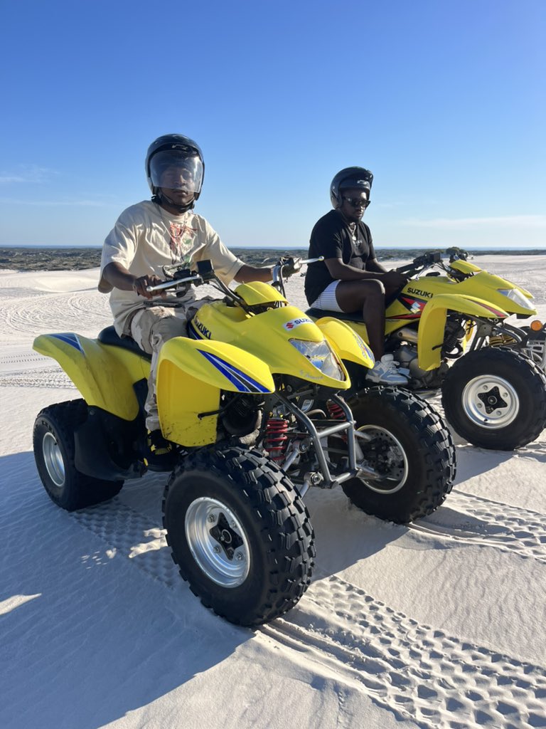 sweety_sibongil's tweet photo. @djsbu @twinventure1 we offer Quad bike and Sandboarding at Atlantis dunes🙏🏾🚀 your supper will be highly appreciated https://t.co/dhmW41MX1h