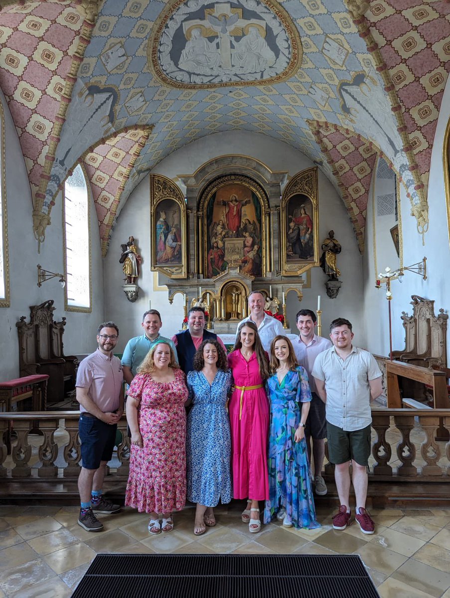 GalwayVocal's tweet photo. Had a wonderful time singing in Huglfing in Bavaria to a packed house in a lovely church setting. Big thanks to @GalwayAlumni graduate @egrealis for organising the trip and coordinating the trip with his choir ‘Huglsingers’ https://t.co/p2G9T1sw3x