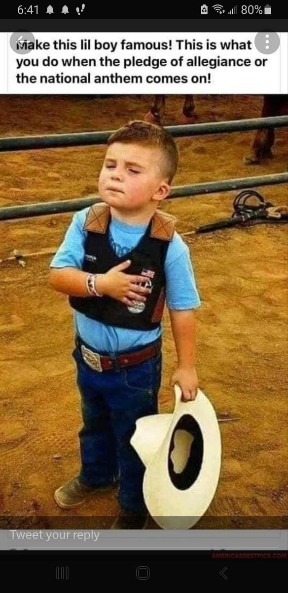 ZekeGary2's tweet photo. The National Anthem begins playing. Don't ever ever give up Patriot Warriors! 🇺🇲    1. https://t.co/yYGE59h9or