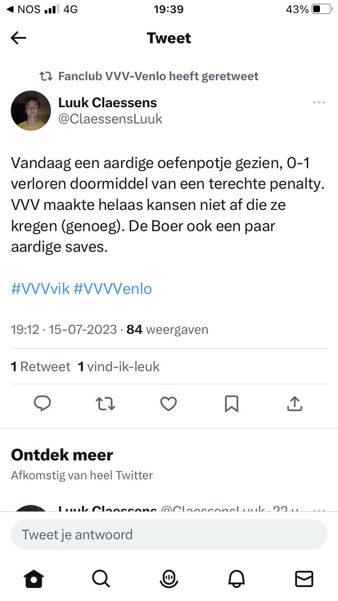 Experts gematigd positief. Wordt het dan toch nog wat met VVV?