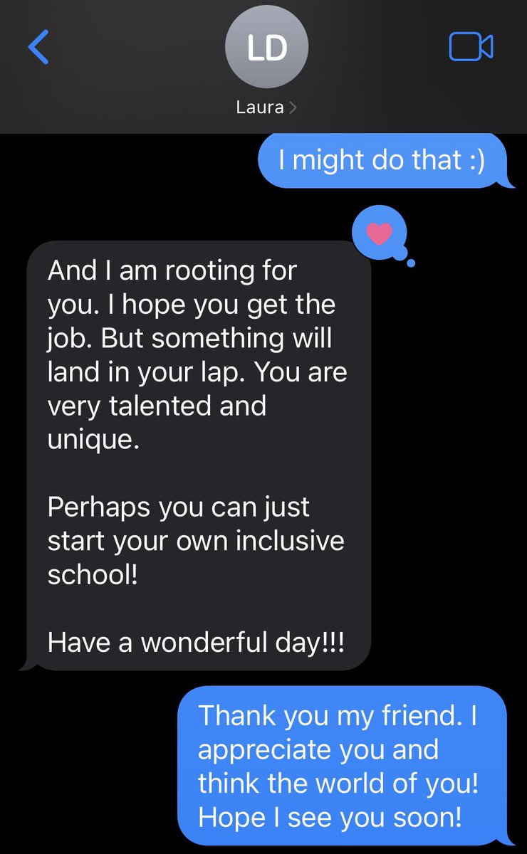 When your friend texts you out of the blue to lift you up. 💜 

Damn. I’m a blessed person. 🫶🏼 

Why can’t I live closer to you @lc_davies?!?! 🤗 

#PLN #community #PLF #AkEdChat