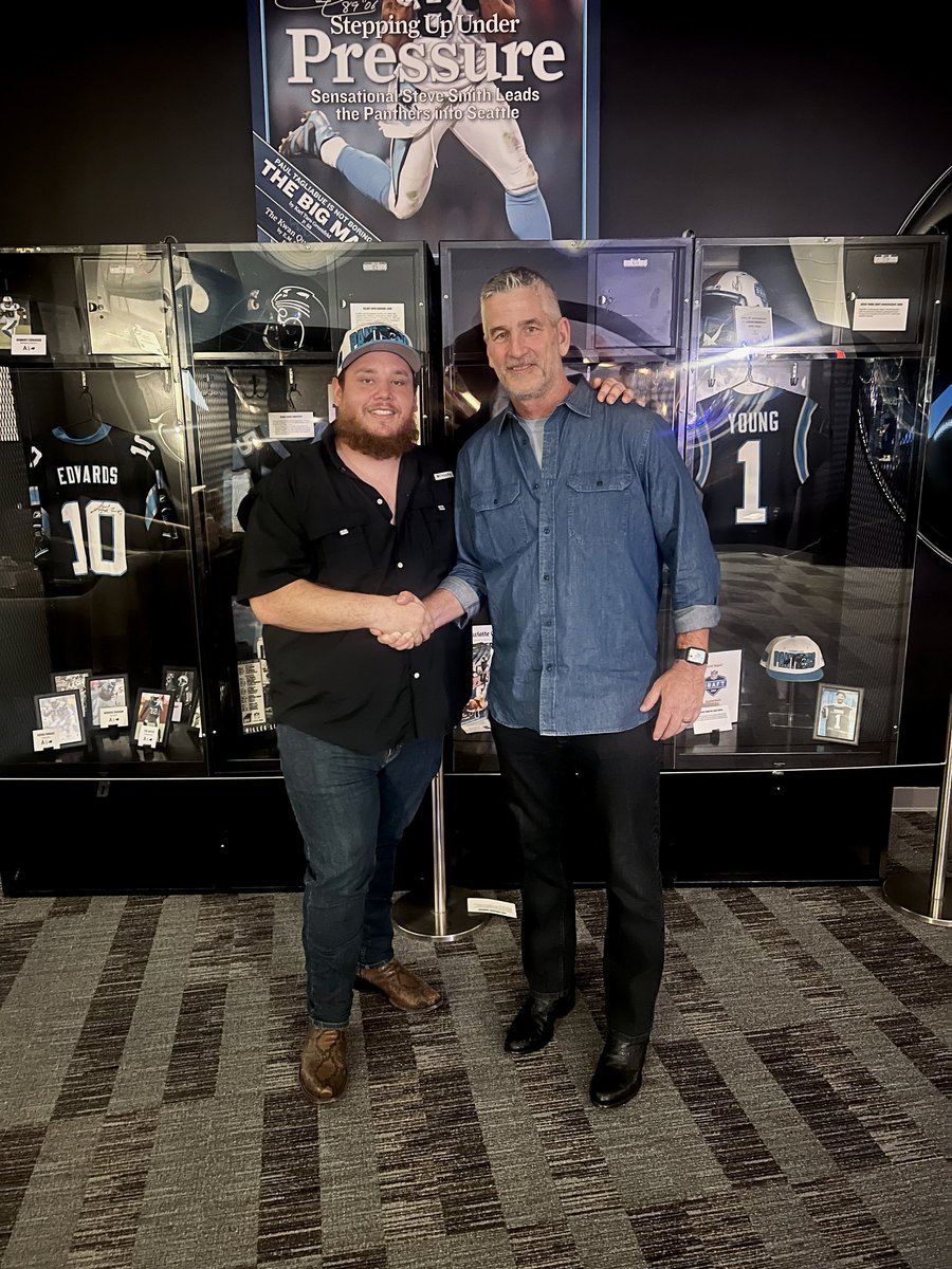 It ain't about the fame
It ain't about the fortune
It ain't about the name
It ain't about the glory
I'd still be doin' this if I weren't doin' this

Music 🤝Sports | <a href="/lukecombs/">Luke Combs 🎤</a> hometown tour was amazing! 

Thanks for hosting <a href="/Panthers/">Carolina Panthers</a>