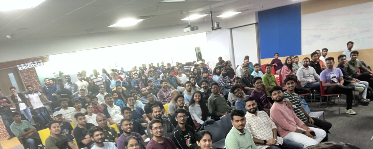 Glimpse of today’s <a href="/OWASPBangalore/">OWASP Bangalore</a> and <a href="/Nullblr/">Null Bangalore</a> Meet . Amazing audience with over 200 people <a href="/owasp/">OWASP® Foundation</a>