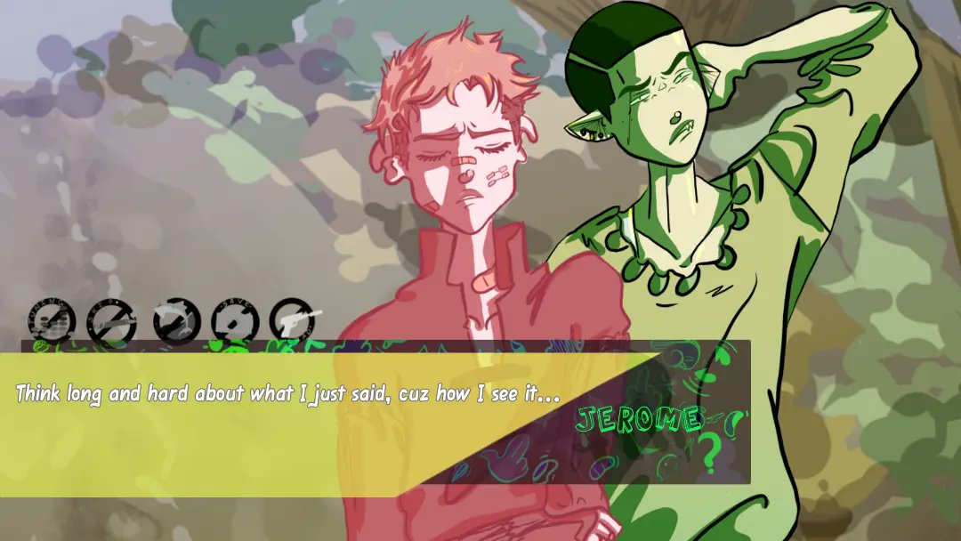 Happy #screenshotsaturday 
Behold! Some key scenes from the visual novel As Long As It's Not Illegal ACT ii 🚭
#otomegame