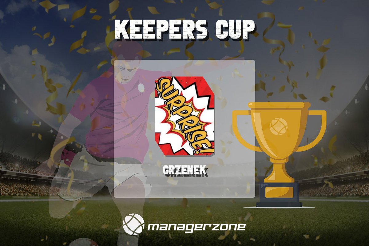 ManagerZone's tweet image. We have Keepers Cup 🏆 Champion.

The match soon turned towards SuRpRiSe  🇵🇱 with a hattrick from the MVP of the match Numan Tanugur 🔝.  

Congratulations to all the teams for the great tournament held. Do not get lost that new cups will take place shortly... 😏😏