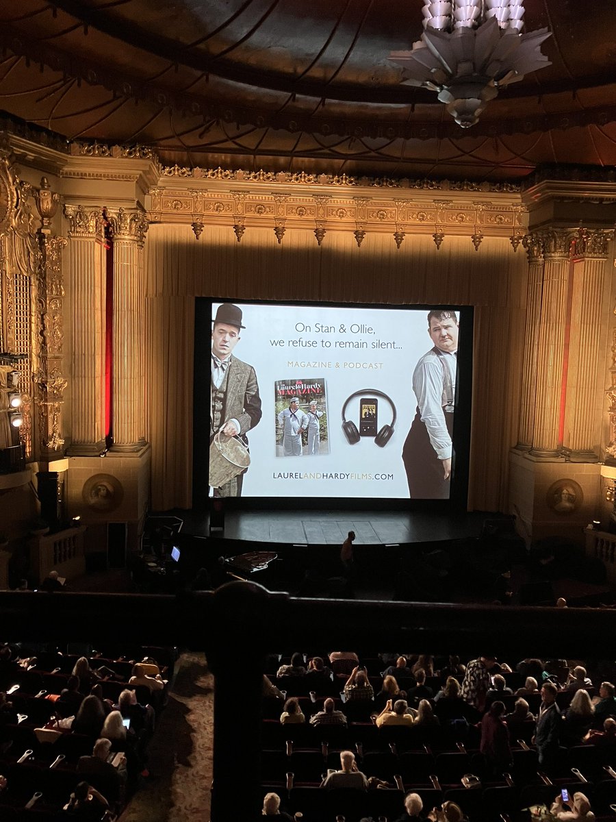 davesikula's tweet photo. @HardyBlog Just saw your on-screen ad at the #SanFranciscoSilentFilmFestival #SFSFF @sfsilentfilm https://t.co/G5HM8gQ238