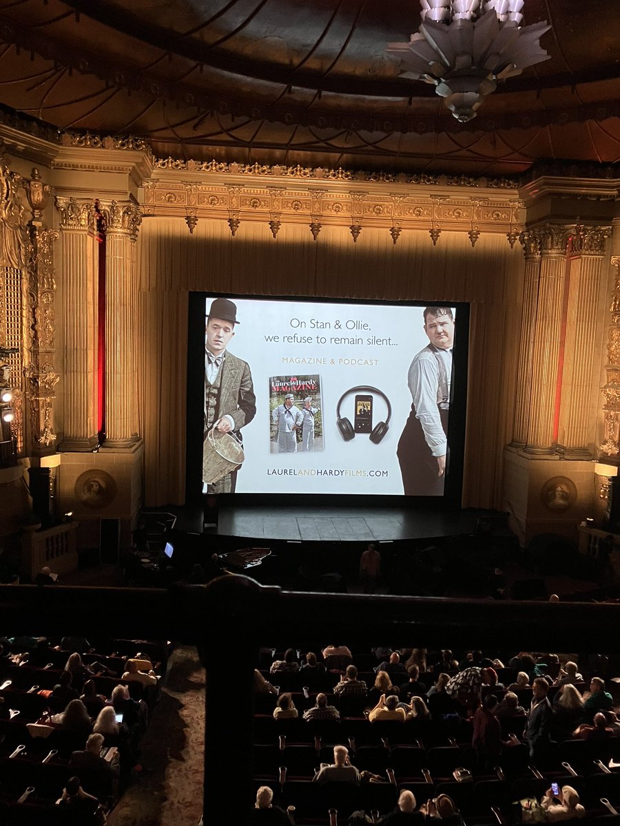 davesikula's tweet photo. @HardyBlog Just saw your on-screen ad at the #SanFranciscoSilentFilmFestival #SFSFF @sfsilentfilm https://t.co/G5HM8gQ238
