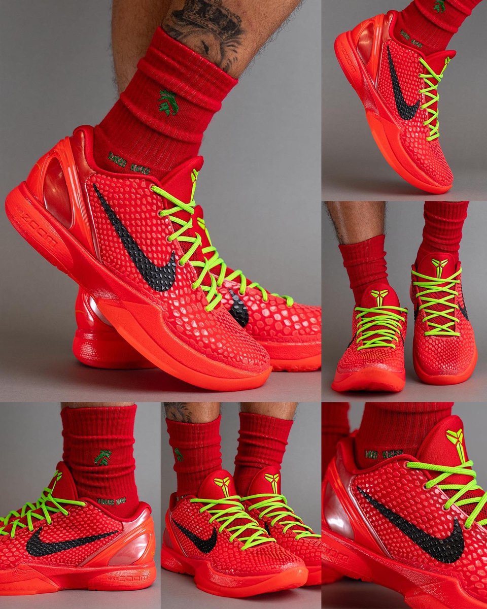 2023 #ReverseGrinch Nike Kobe 6 Protro on-feet! 🐍🌅🎄
12/16/2023