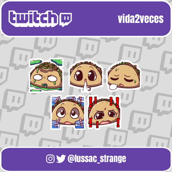 Lussac_Strange's tweet photo. Some emotes for @vida2veces 

Thanks a lot for commissioning me!💛🧡 https://t.co/nvEDpcIFfW