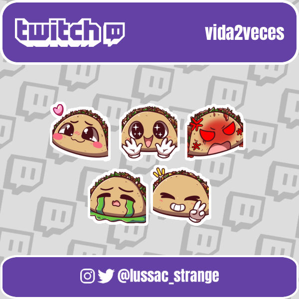 Lussac_Strange's tweet photo. Some emotes for @vida2veces 

Thanks a lot for commissioning me!💛🧡 https://t.co/nvEDpcIFfW