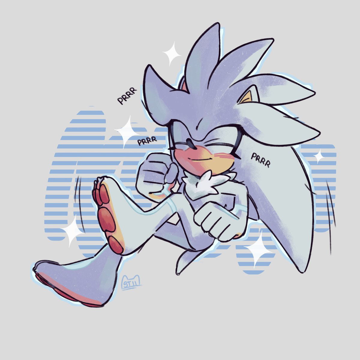 🤍✨ Purring baby !!

#Sonic #SilverTheHedgehog