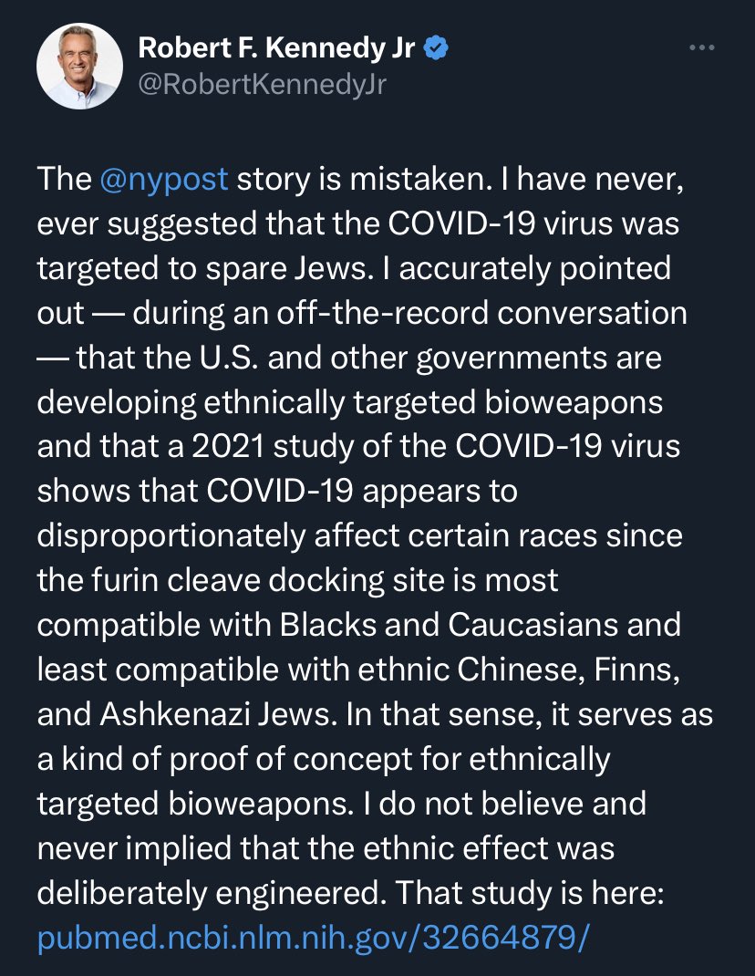 Hi Bobby, the paper you shared *speculates* that certain mutations may increase COVID severity. This paper shows those mutations are extremely rare &amp; have no bearing on public health even if there is a real effect. Please learn to read scientific papers. ncbi.nlm.nih.gov/pmc/articles/P…