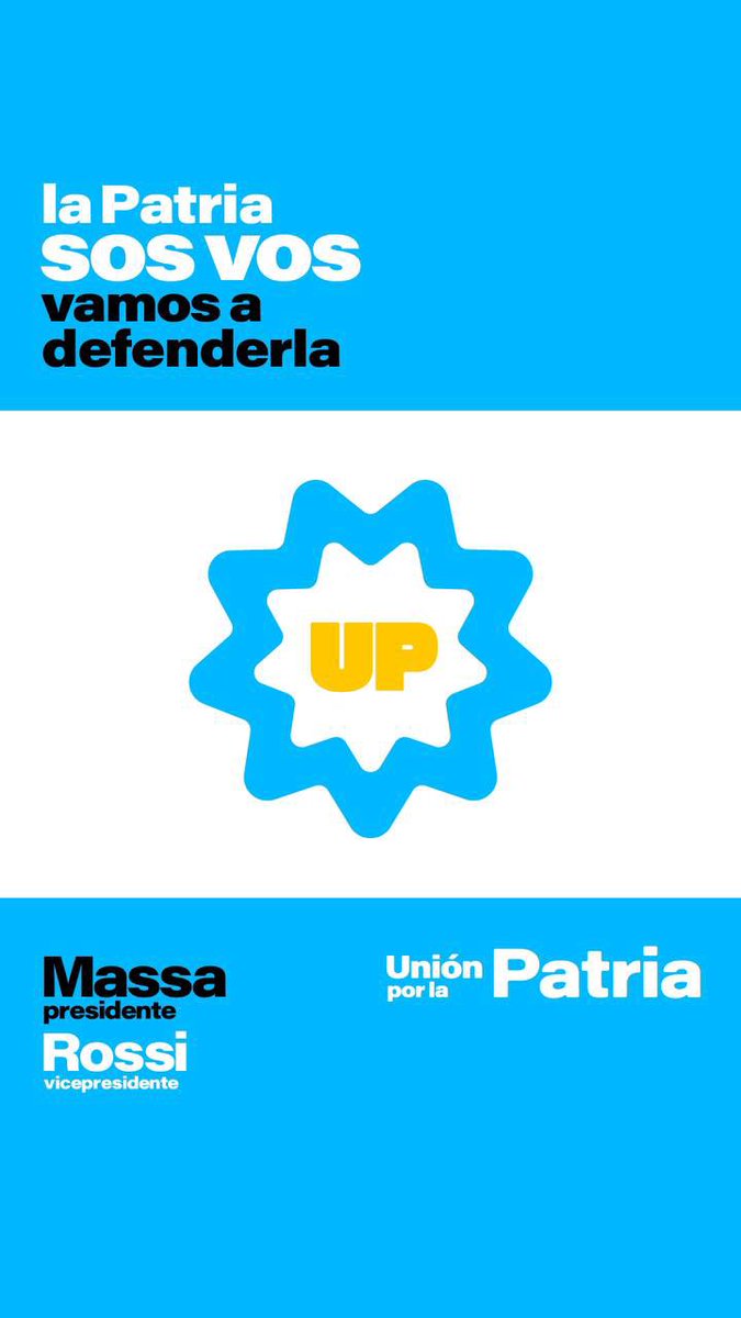 unionxlapatria's tweet photo. La Patria sos vos. Vamos a defenderla. 

Amor por nuestros colores. #AmorPorLaPatria 🇦🇷 https://t.co/UTEtYmns8r