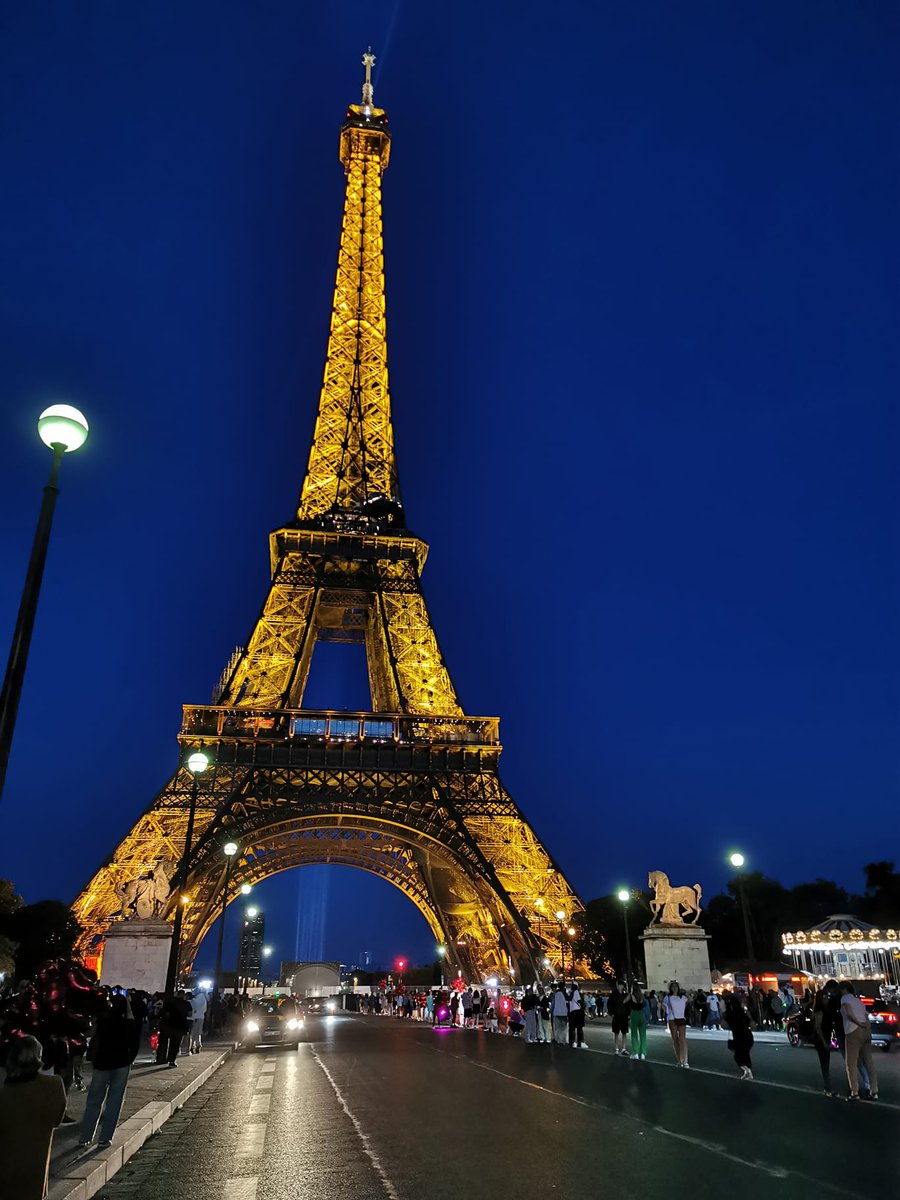 WaShQureshi's tweet photo. The Majestic #Effel tower on the eve of 14th July. https://t.co/XgSZwRlaId