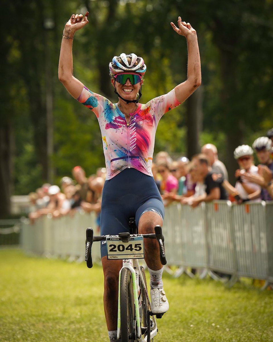 Congratulations <a href="/PaulienaR/">Pauliena Rooijakkers</a> 🤩👏

Pauliena stormed to victory today at Gravel One Fifty, the latest round of the UCI Gravel World Series 💥 💪

#TakeTheLead