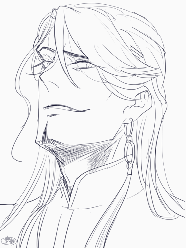 「わし様 顔練習と落書き」|童夢のイラスト