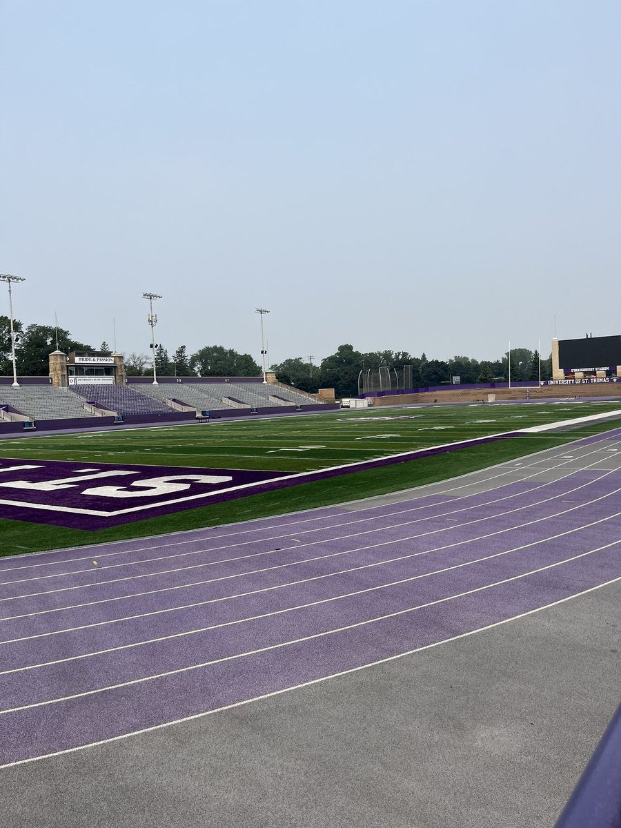 paullkim11's tweet photo. After a great camp and conversation with @CoachHolinka I am blessed to receive my first D1 offer to play at @UST_Football. Thank you for the 
opportunity!! 
@BrandonLabath @VikesWTST https://t.co/Wf6mocP6tW