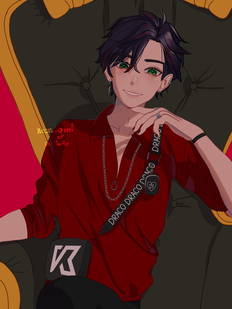 grrrl_neon's tweet photo. Krew Genderbent AU but not Genderbent?!👑🗡️
Basically Draco in Dracas story :)
#krewfanart #Draca #draconitedragon #kftwt @KREWxKF https://t.co/YqpDGOeSRJ