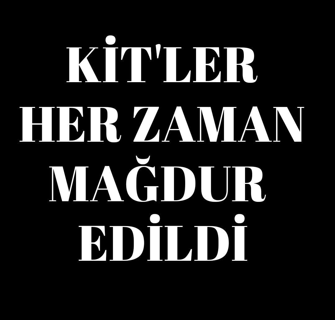 #KitTaşeronlarBurada
Verilen sözleri tutun artık