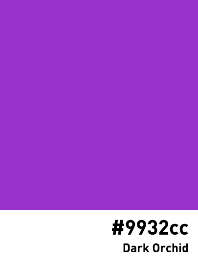 CodesColor's tweet image. #9932cc #darkorchid.jpg