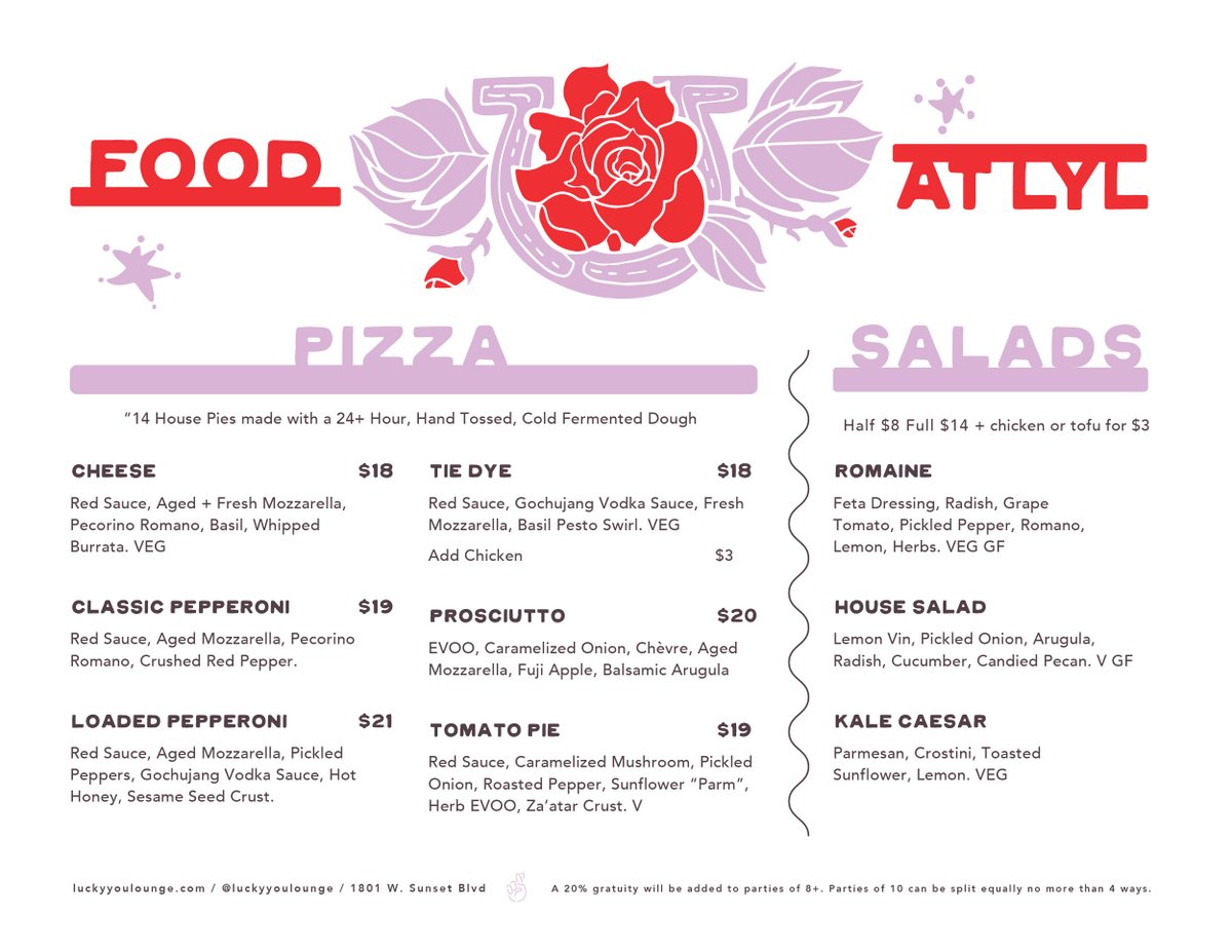 New pizza menu has officially soft launched! Might be making a few changes here and there but come try it out! HOURS: Wed-Sun 5pm-close #spokane
