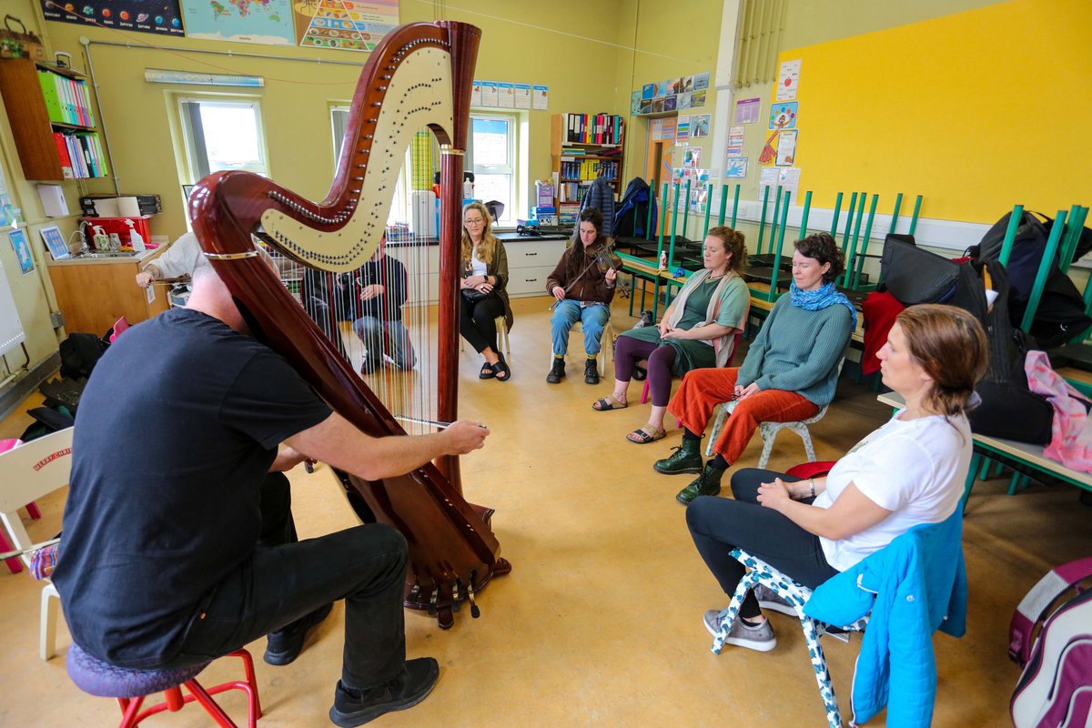 NoLightsProject's tweet image. Rhodri Davies workshop at RAMP 2023