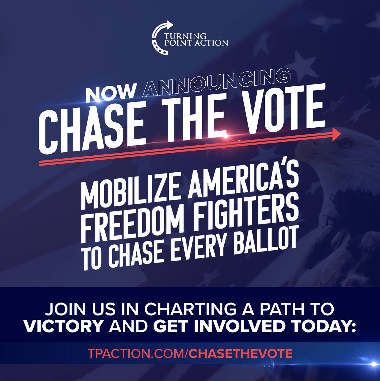 Turning Point Action on Twitter "🚨 CHASE THE VOTE 🚨 We're mobilizing