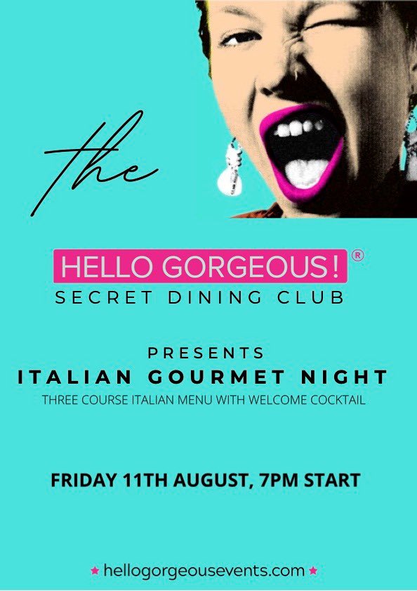 #secretdiningclub #dining #club #hellogorgeous #italiantastingmenu