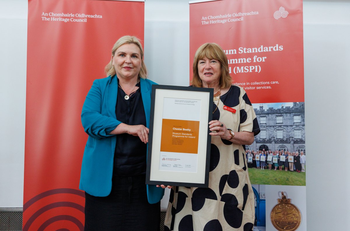 HeritageHubIRE's tweet photo. Congratulations to @CBL_Dublin on maintaining full accreditation under our Museum Standards Programme for Ireland (MSPI). A fantastic achivement. Well done to all.
For details, see https://t.co/Gzfauat1cb
#MuseumStandards #MuseumExcellence #MuseumsDublin https://t.co/tfEDiBD1Xs