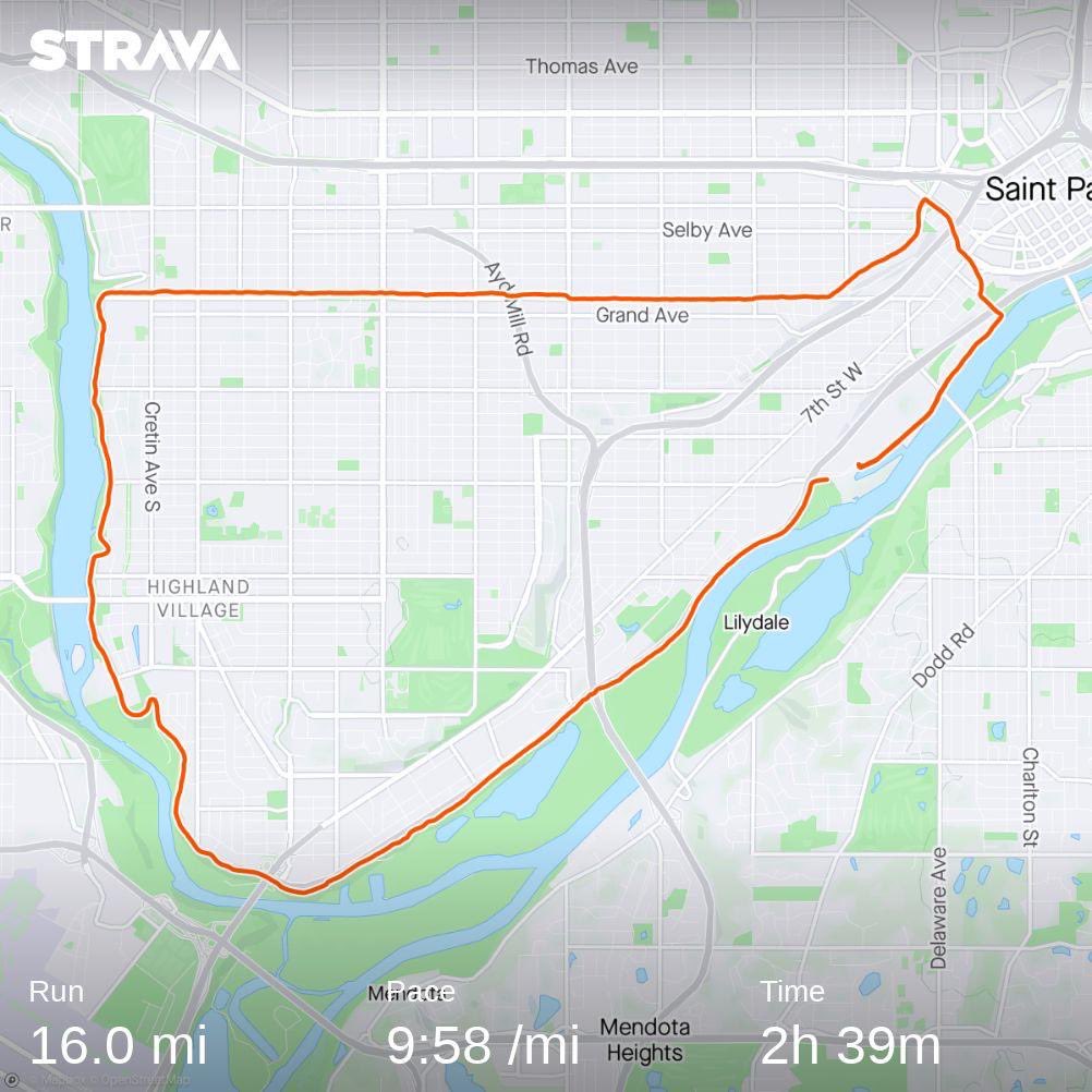 PoliticalTwin's tweet image. My first 15+ mile run ever! Thank you so much to @tcmarathon, Chris, and everyone for bringing folks together for an awesome run. #11WeeksOut #marathontraining #tcmarathon
