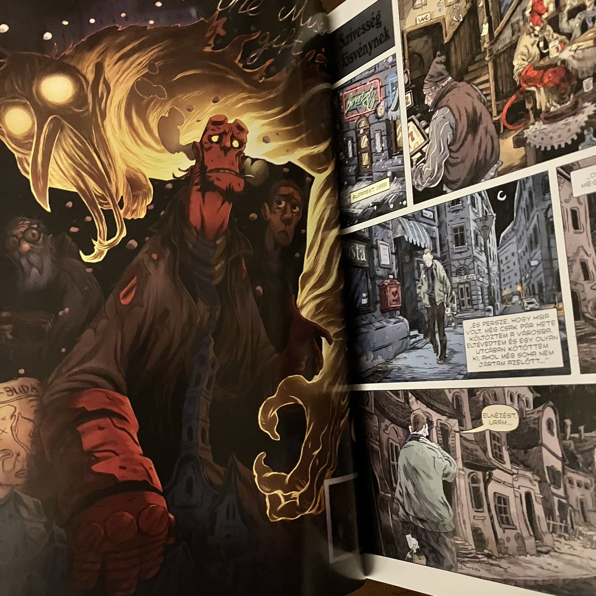 hellboybookclub's tweet photo. Also check out this Hellboy and the BPRD Budapest version with head sketch and sketchbook section. So awesome! Thank you, gang! I’m over the moon #marklaszlo #mikemignola #davestewart #hellboyandthebprd https://t.co/W3oQWxzGnO