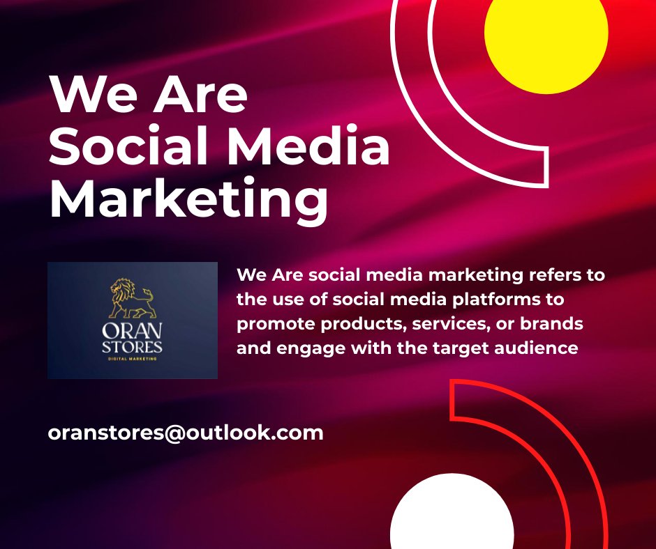 نساعد المتاجر في بناء التواجد و السمعة في منصات التواصل الإجتماعي .

#وهران #الجزائر #الباهية_وهران  
#Advertising oran #wahran #DigitalMarketing   #Marketing