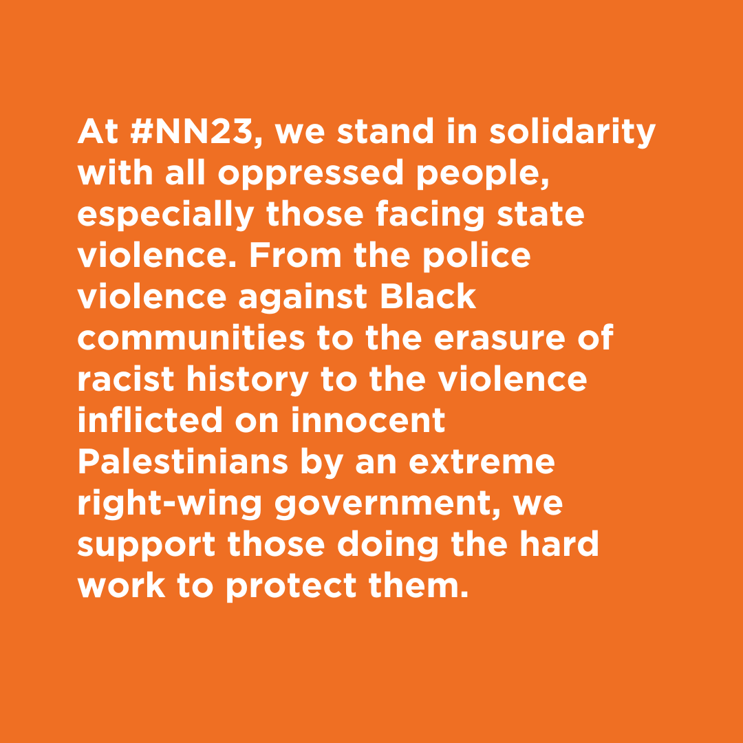 Netroots_Nation's tweet photo. Netroots Nation is a family and community of diverse individuals, all on a journey toward justice. We believe in having hard conversations and holding each other accountable. https://t.co/1vmGwtETFG