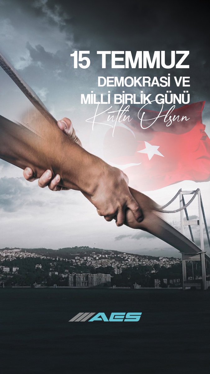 AESGROUPMACHINE's tweet photo. 15 Temmuz Demokrasi ve Milli Birlik Günü kutlu olsun !!! https://t.co/6pYSKWFrQy