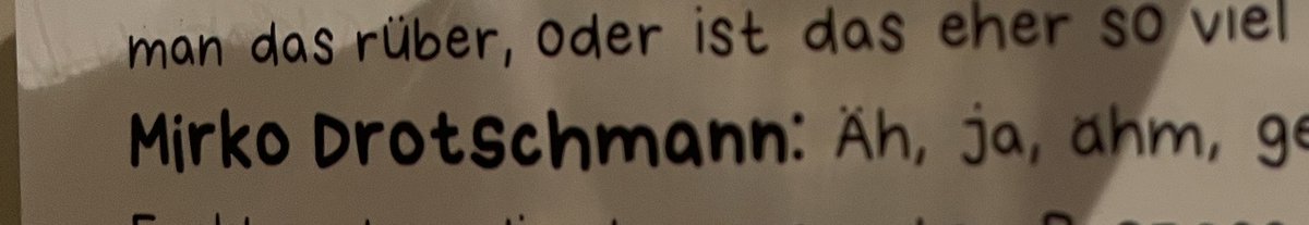 Wenn dich die Schülerzeitung deiner ehemaligen Schule interviewt und etwas zu wortgenau zitiert. 😬