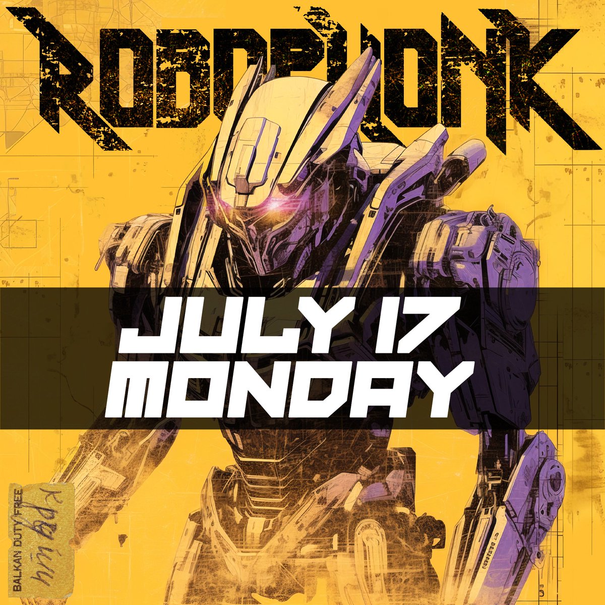 ROBOPHONK coming on July 17 monday! A powerful mix of #phonk and #midtempo with Infraction. As this track will be a self release we are counting on your support, so go to the link in bio and be sure to presave the track here: distrokid.com/hyperfollow/la…
